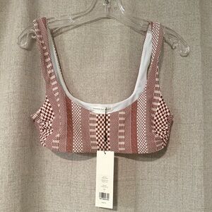 Veronica Beard NWT Celeste Geometrical Printed Bikini Bottom | L